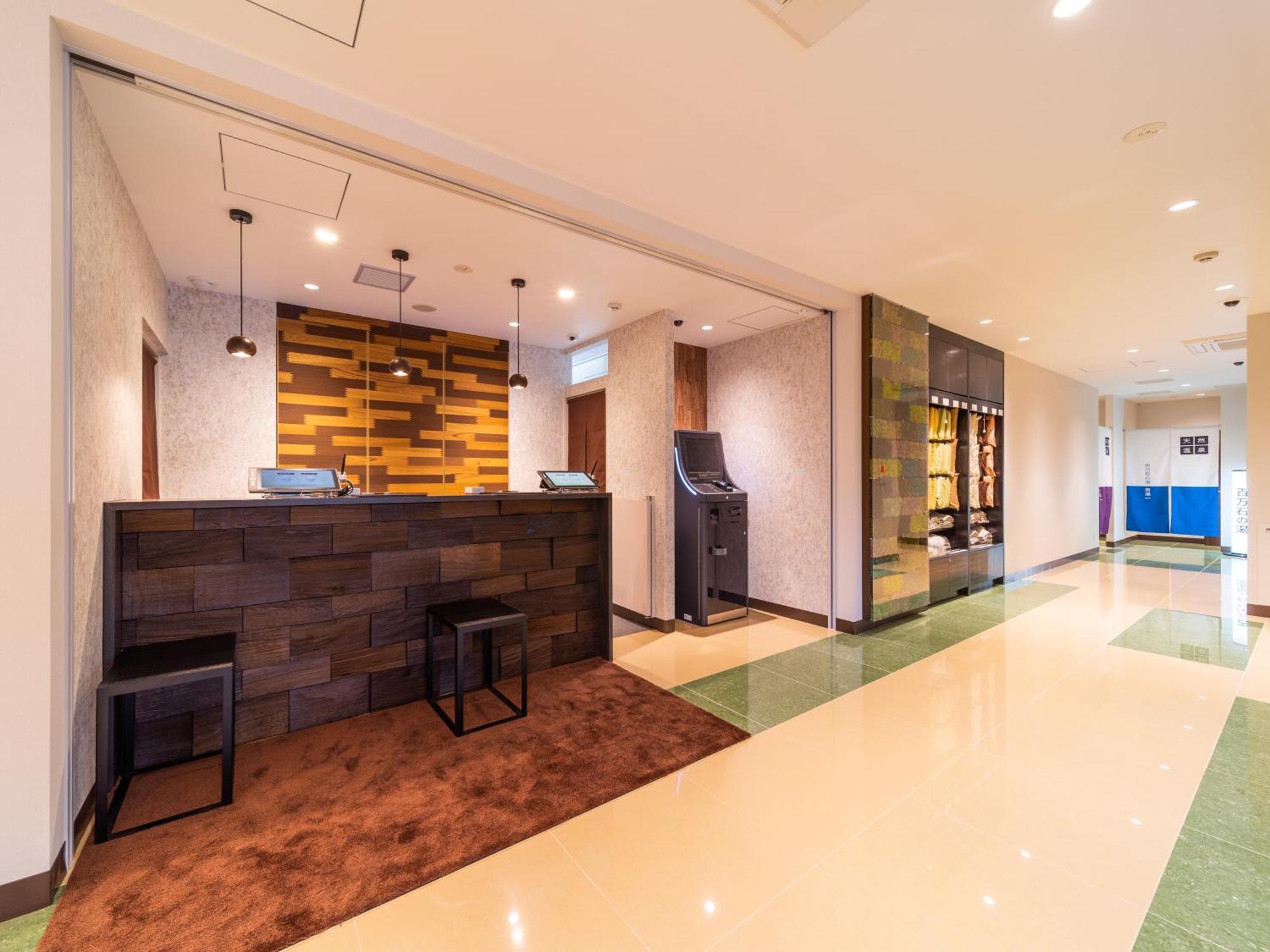 Super Hotel Yahaba Station East Exit Buitenkant foto