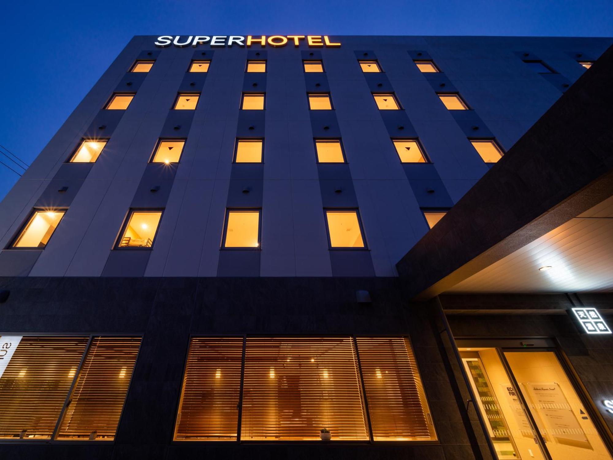 Super Hotel Yahaba Station East Exit Buitenkant foto